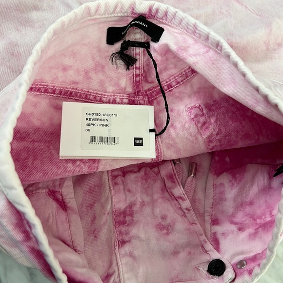 Cloture shop Authentic Isabel Marant cropped lace-up mid-rise slim leg jeans - Picture 3 of 15